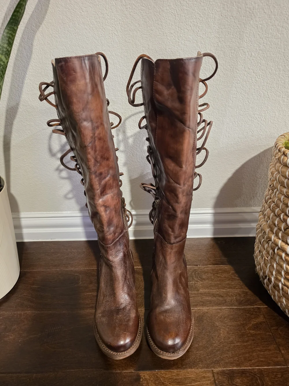 Freebird Women's Carver Lace-Up Leather Boots - Brown